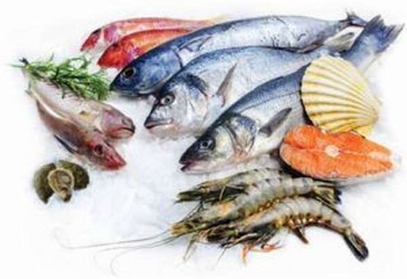 Fruits de mer pour la puissance