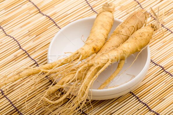 Le meilleur stimulant de puissance est la racine de ginseng